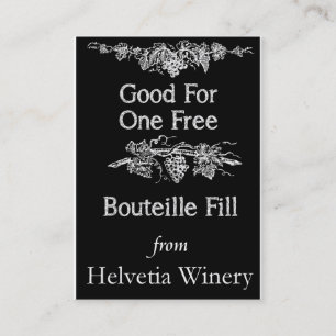 Bouteille Fill Card