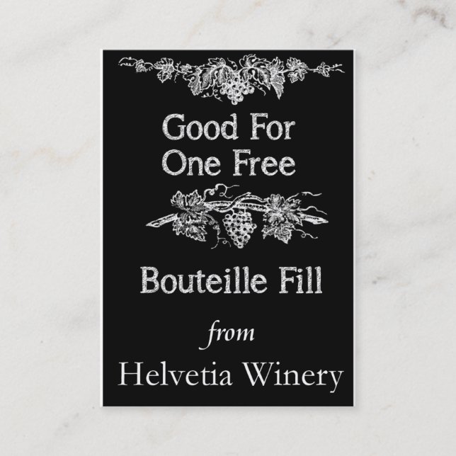 Bouteille Fill Card (Front)