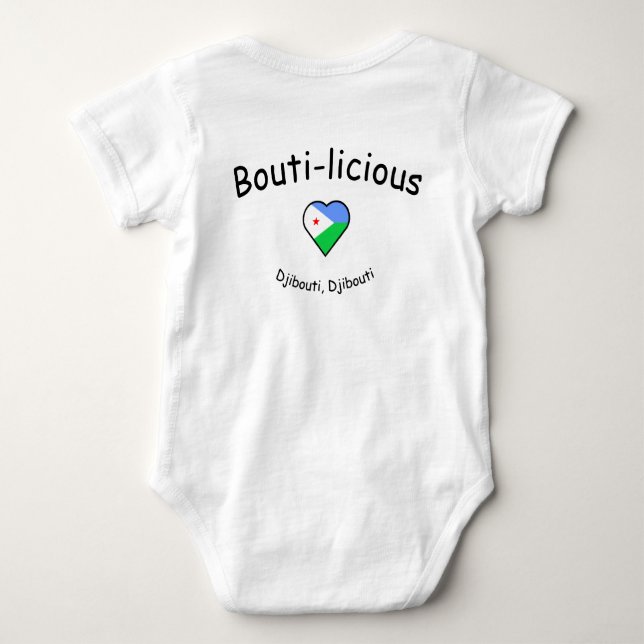 Bouti-licious Baby Crawler Bodysuit (Back)