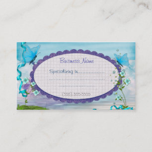 Boutique Blue Representative or Small Business Card