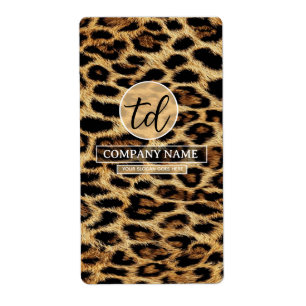 Boutique Branding Leopard Skin Beauty Industry
