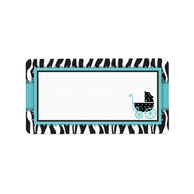 Boutique Chic Boy Gift Label (Front)