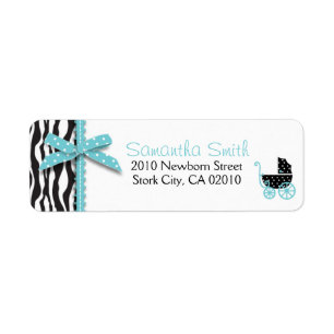 Boutique Chic Boy ReturnLabel Return Address Label