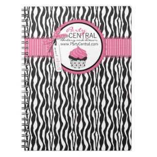 Boutique Chic Cupcake Business Notebook