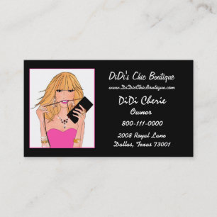 Boutique Fashion Business Cards