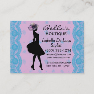 Boutique Fashion Stylist Business Cards