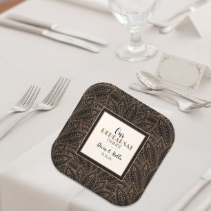 Boutique Flair! Rehearsal dinner party plates