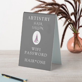 Boutique Hair Salon Business Wifi Sign