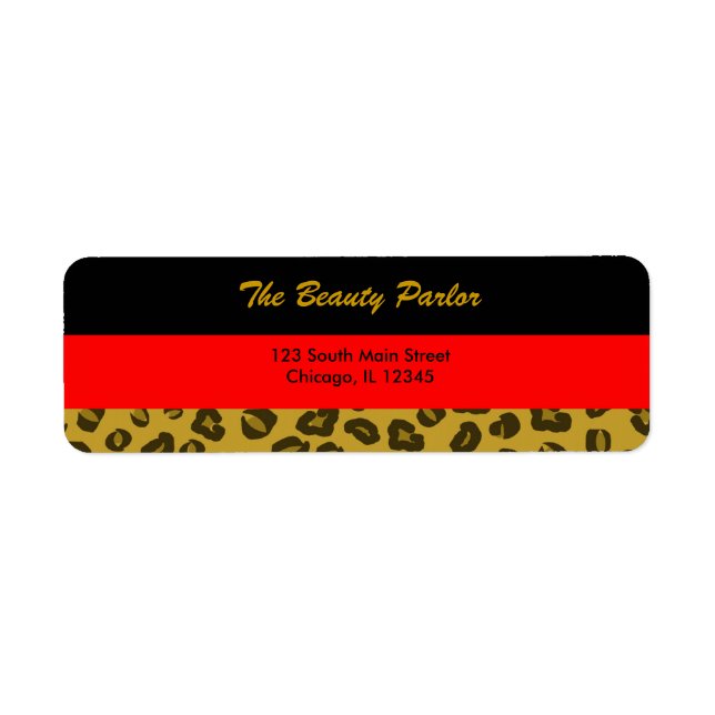 Boutique Return Address Label (Front)