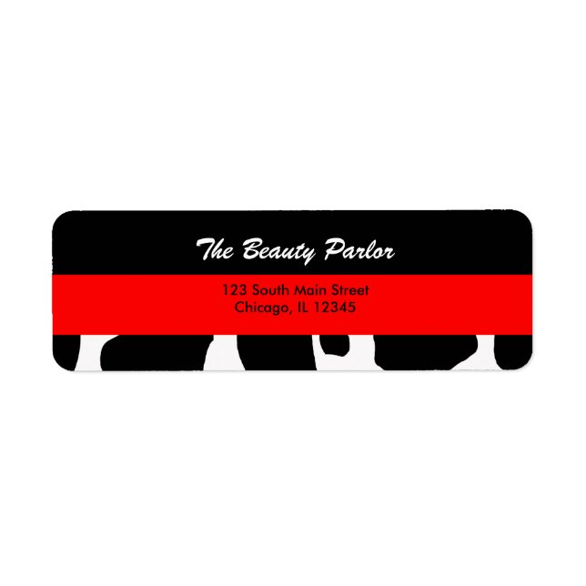 Boutique Return Address Label (Front)