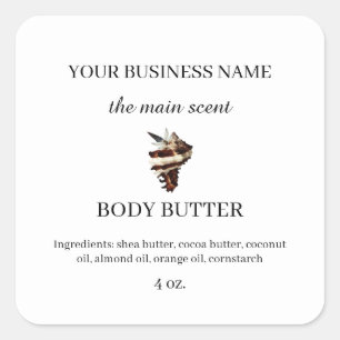 Boutique Skincare Branding Product Sticker Label