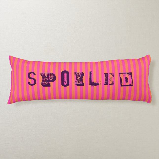 Boutique Stripes - Body Pillow / Spoiled (Front)