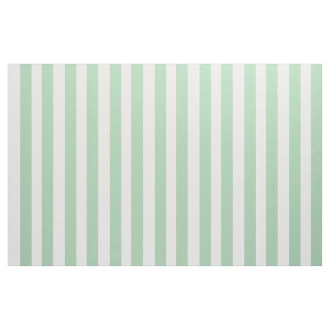 Boutique Stripes - Fabric White Mint Green 2 (Fat Quarter)