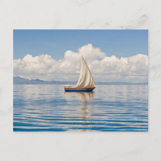 Boutre malgache postcard