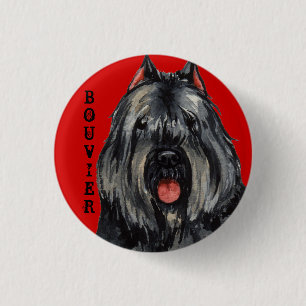 Bouvier Colour Block 3 Cm Round Badge
