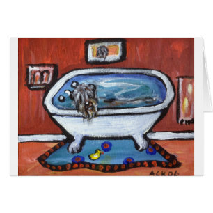 Bouvier des flandres bath