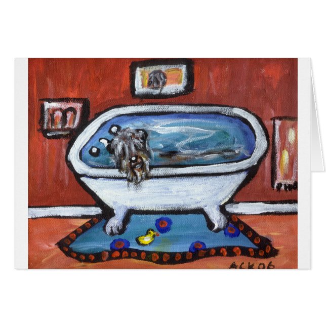 Bouvier des flandres bath (Front Horizontal)