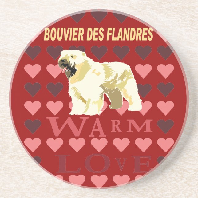 Bouvier des Flandres Coaster (Front)