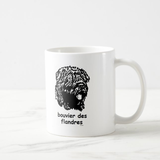 Bouvier des Flandres Coffee Mug (Right)