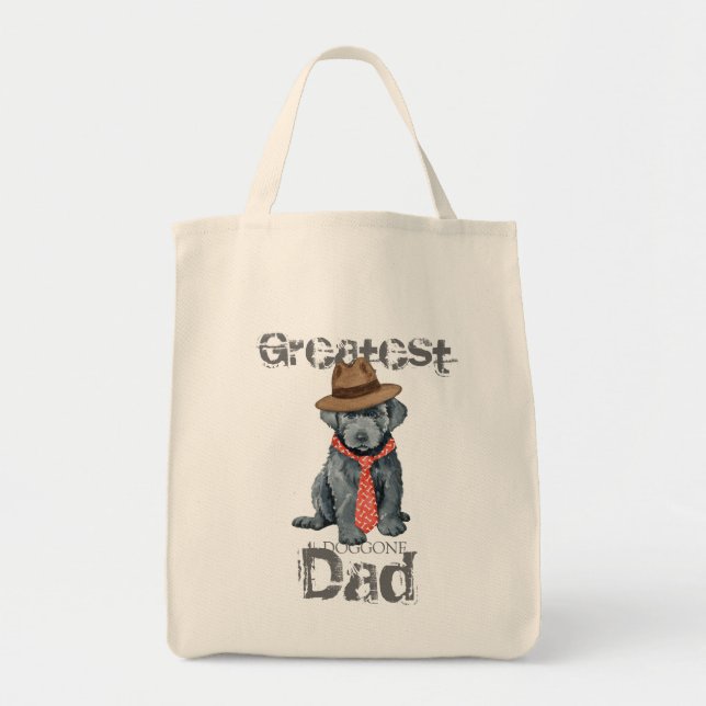 Bouvier des Flandres Dad Tote Bag (Front)