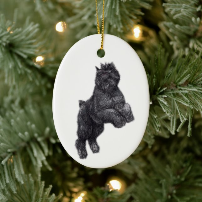 Bouvier des Flandres Dog Art Ornament (Tree)