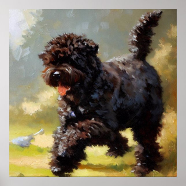 Bouvier des Flandres Dog  Poster (Front)