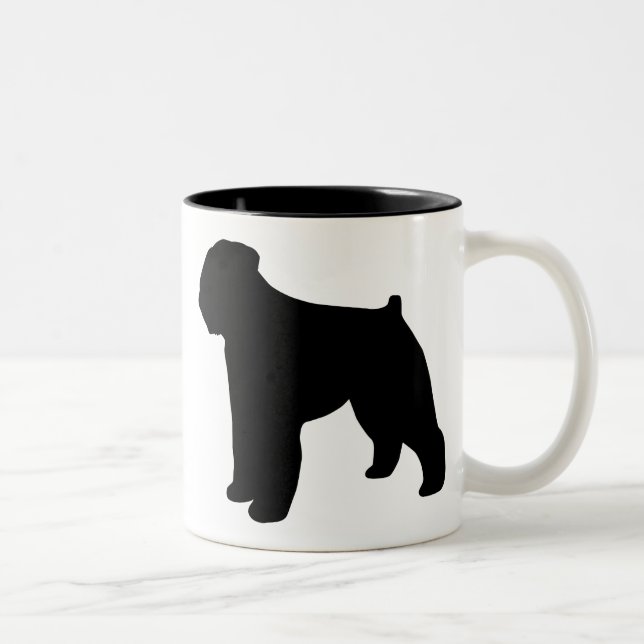 Bouvier des Flandres Gear Two-Tone Coffee Mug (Right)