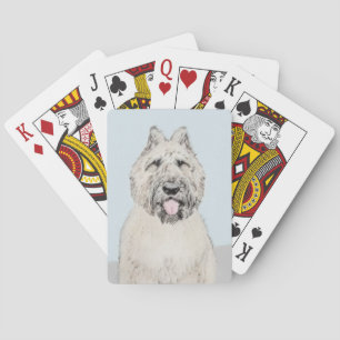 Bouvier des Flandres Painting - Original Dog Art Playing Cards