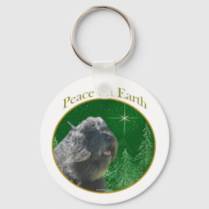 Bouvier Des Flandres Peace Key Ring