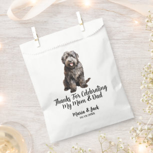 Bouvier des Flandres Pet Cocktail Wedding Favour Bag