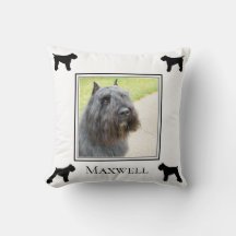 Bouvier des Flandres Photo Silhouette Personalised