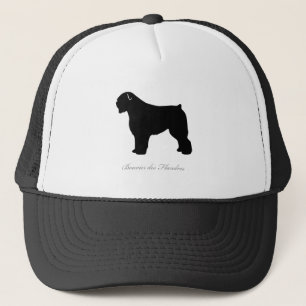 Bouvier des Flandres silhouette Trucker Hat
