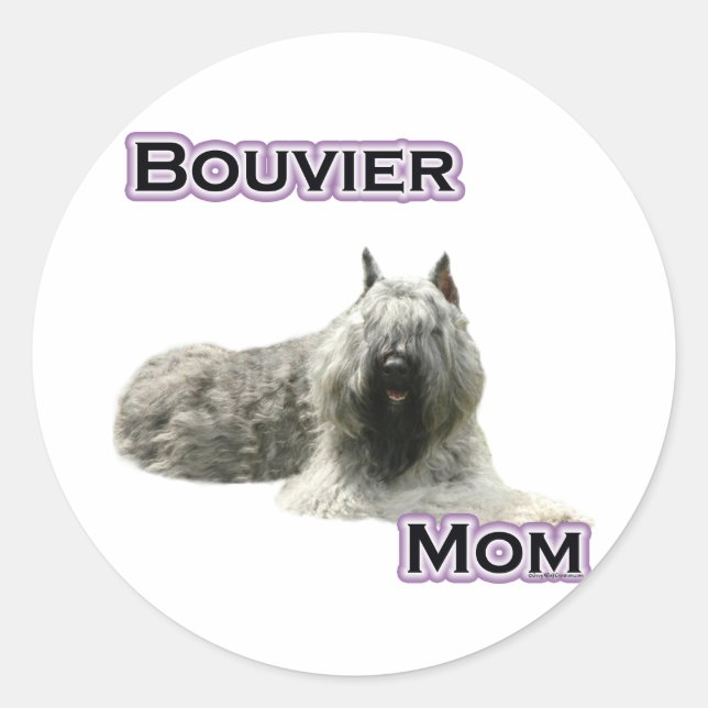 Bouvier Mum 4 - Sticker (Front)
