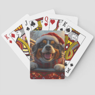 Bouviers des Flandres Dog Roller Coaster Christmas Playing Cards
