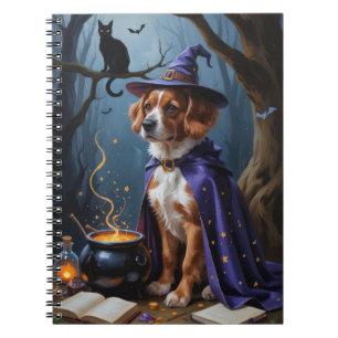 Bouviers des Flandres Whimsical Halloween Painting Notebook