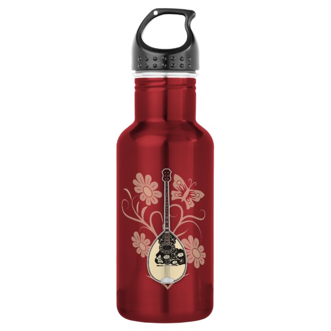 Bouzouki 532 Ml Water Bottle (Front)