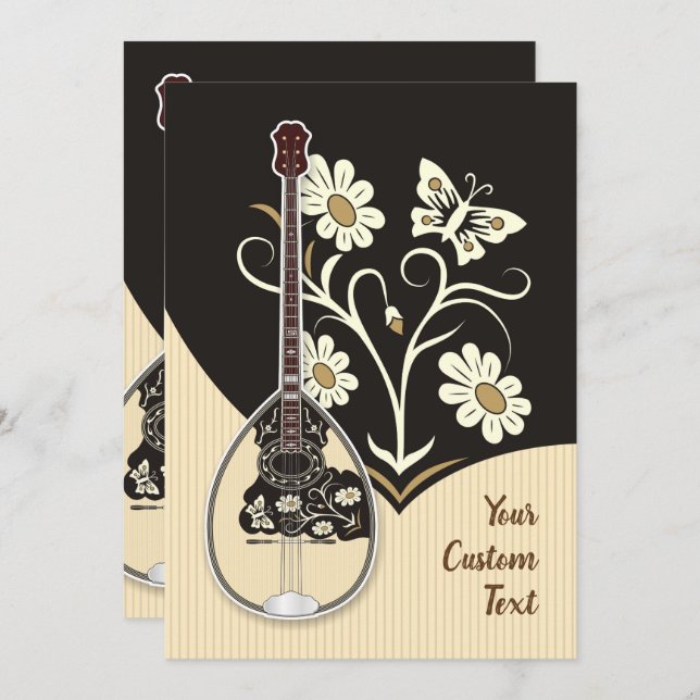 Bouzouki Invitation (Front/Back)
