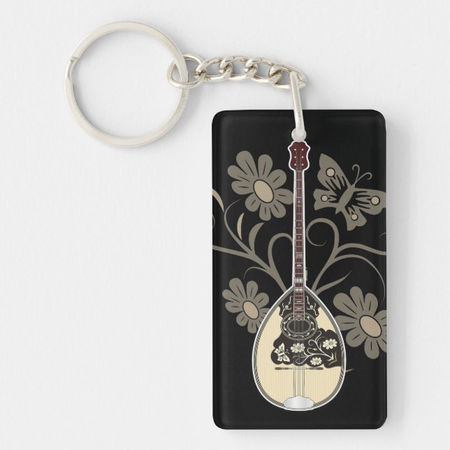 Bouzouki Keychain (Front)