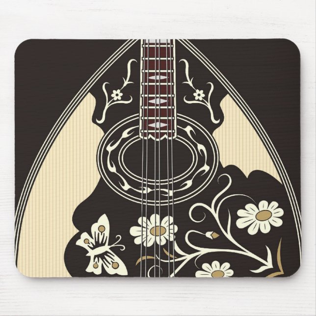 Bouzouki Mouse Pad (Front)