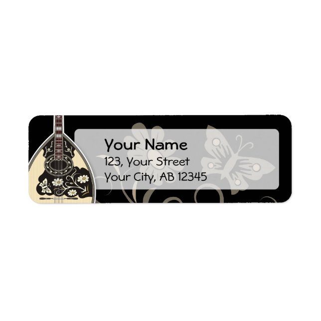 Bouzouki Return Address Label (Front)