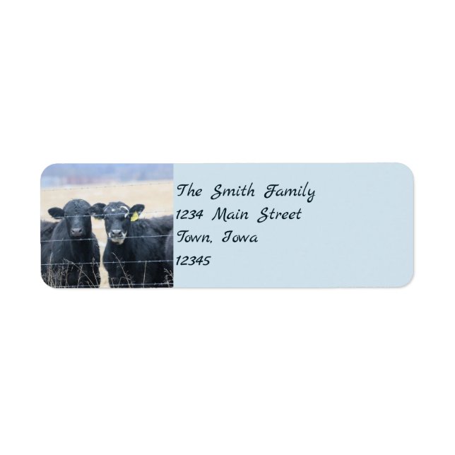Bovine Bystanders Return Address Label (Front)