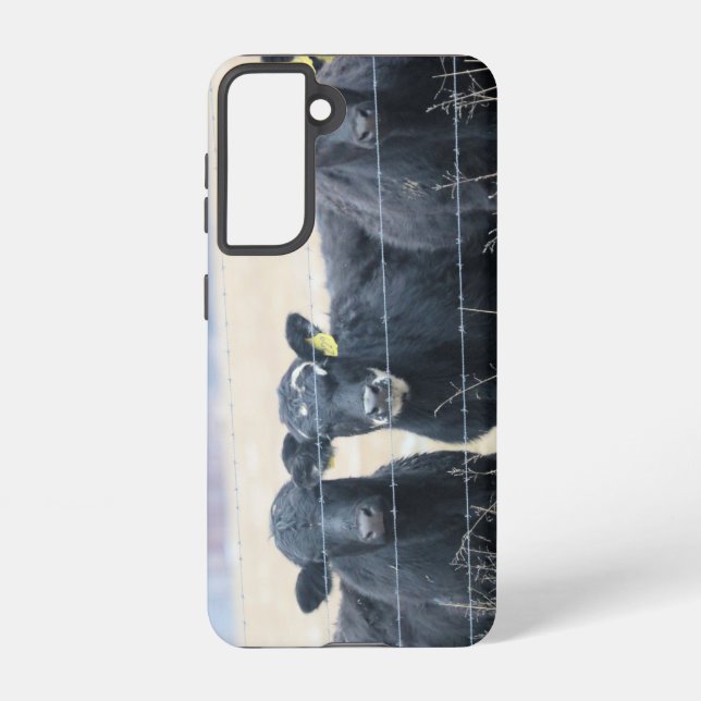 Bovine bystanders samsung galaxy s21 case (Back)
