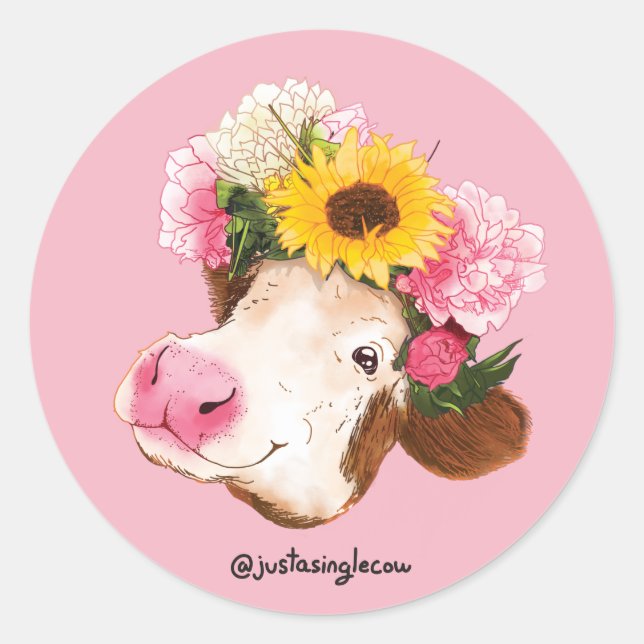 Bovine Queen Sticker Sheet (Front)