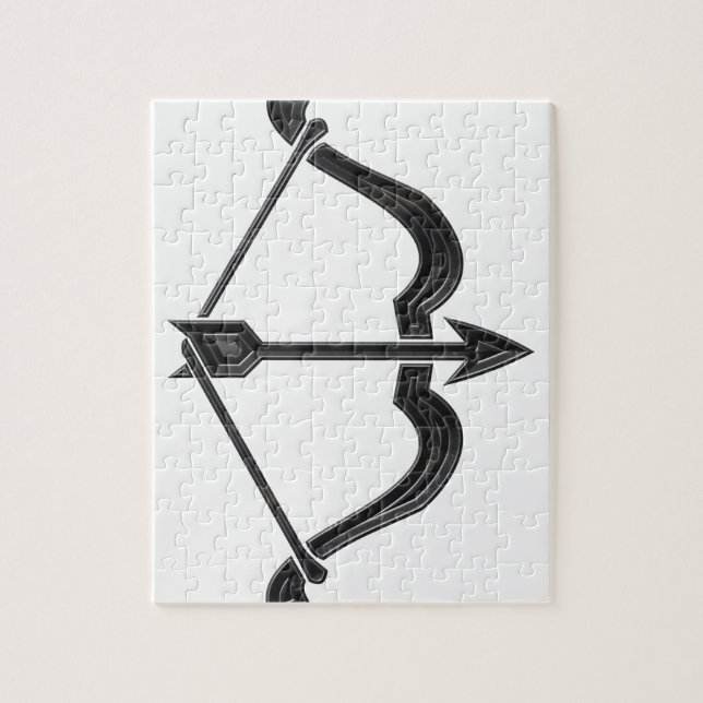Bow and Arrow Jigsaw Puzzle (Vertical)
