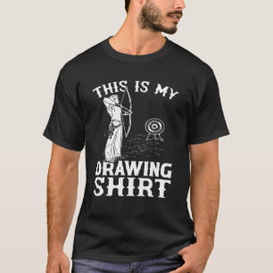 Bow And Arrow Sports Game Enthusiast Archery Arro T-Shirt