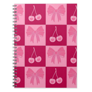 Bow and Cherry notebook 