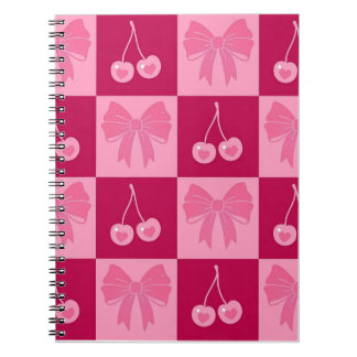 Bow and Cherry notebook 