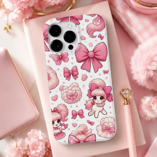 bow and cherry pattern Case-Mate iPhone 14 pro max case