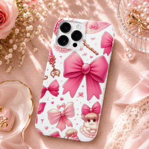 bow and cherry pattern Case-Mate iPhone 14 pro max case