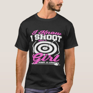 Bow Archery Mum Teens Girls Women Hunting Ideas T-Shirt